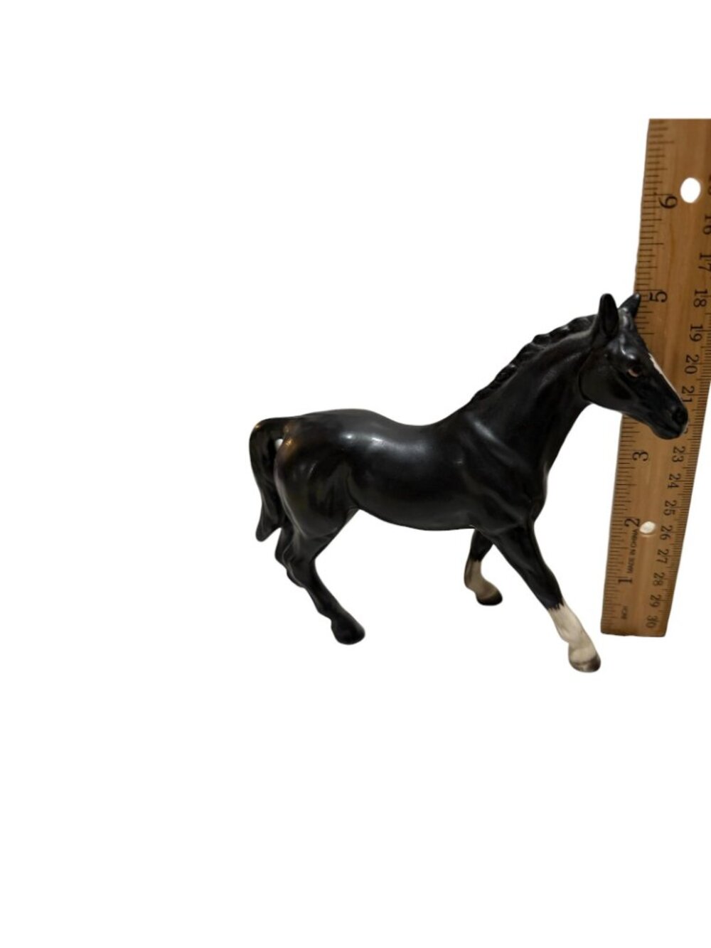 Relco Vintage Ceramic Hand Painted Black Horse Figurine Collectible Japan - Picture 9 of 10